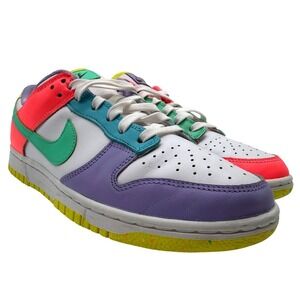 Nike Dunk Low SE Easter Candy Multi-Color Sneakers DD1872-100 Womens 8.5